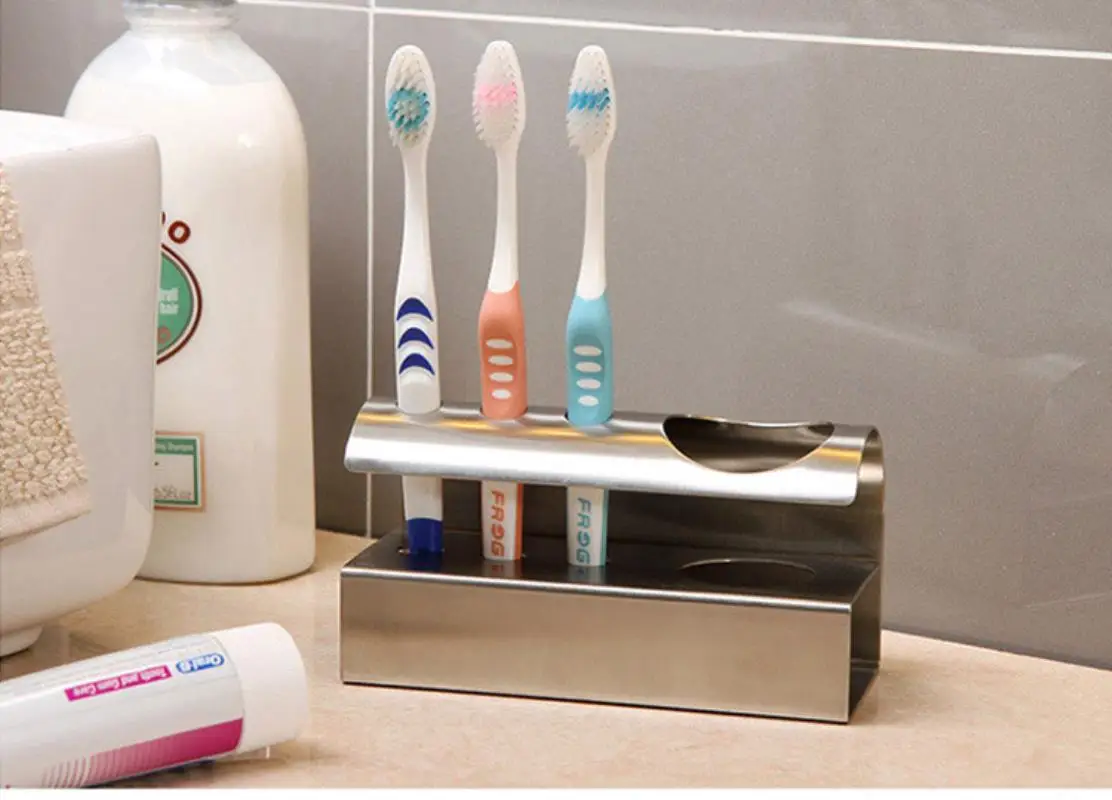 Держатель для зубных щёток из нержавеющей стали 304|Подставки хранения и стеллажи|