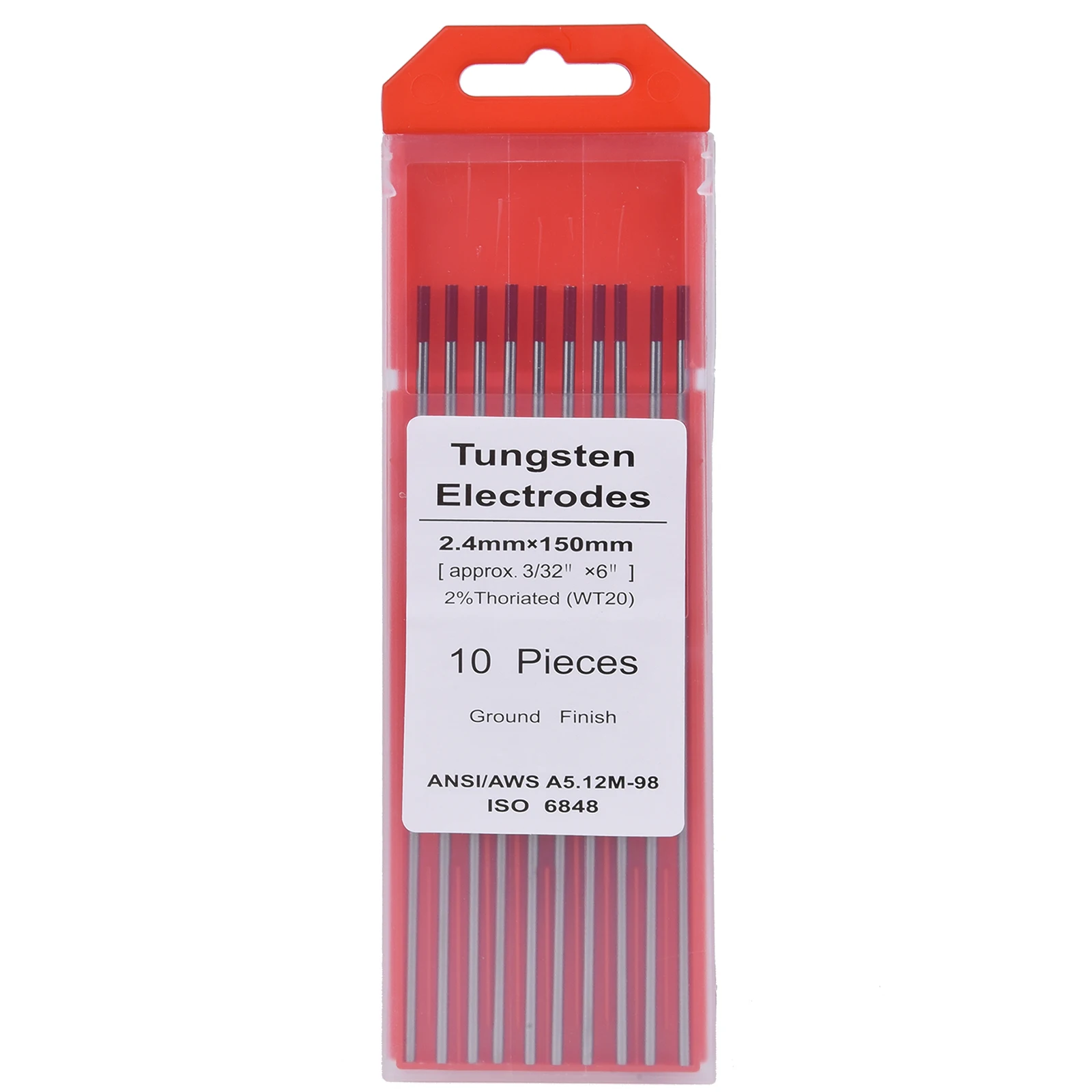 

Profesional de electrodos de soldadura TIG varillas 150mm 6 "1,0, 1,6, 2,4, 3,2mm WL20 WT20 WC20 WL15 WZ8 WY20 WP WR