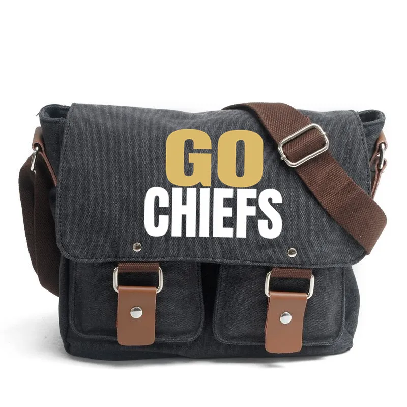 

Мужская холщовая сумка-мессенджер с принтом в виде футбольного мяча