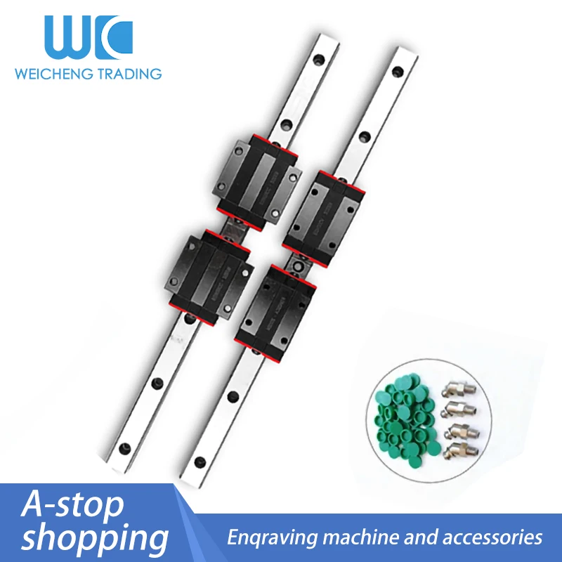 

Линейная направляющая HGR 45 мм, HGR45, длина 2400 / 2450 мм, с направляющими HGH45CA / HGW45CC для деталей ЧПУ