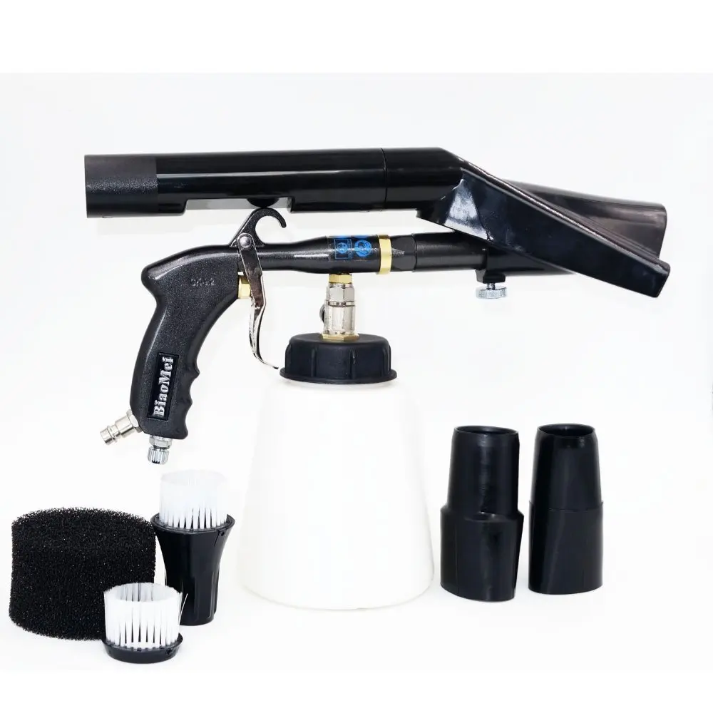 

Z-200 New 2IN1 Tornado Air regulator bearring tube durable tornado gun black combo vacuum adapter(1whole gun)