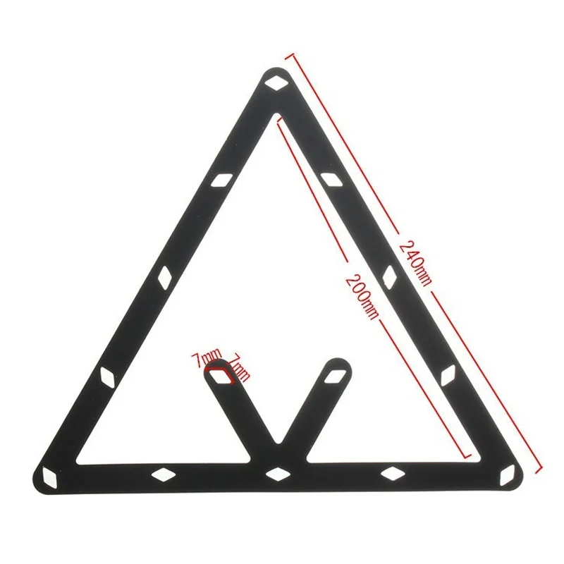 

Nine Snooker Accessories Saves Table Wears On The Cloth From Using Other Triangles No Need Positioning Sticker Template