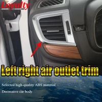 loyalty abs car interior center consoles leftright air conditioning vents outlet cover trim frame for honda crv cr v 2017 2pcs