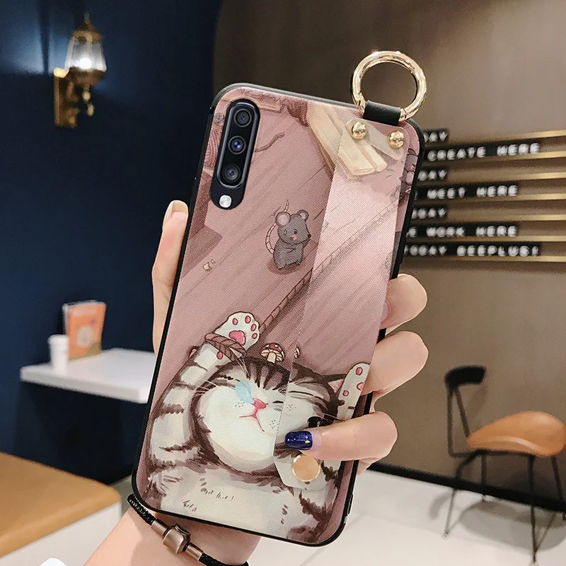 SoCouple держатель для телефона чехол для samsung Galaxy A70 A60 A50 A40 A30 A20 A10 S9 S8 S10 плюс S10e Note 8, 9, 10, плюс ремешок чехол
