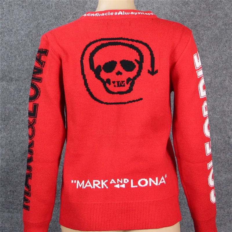 Осенне-зимняя женская футболка с черепом для гольфа сохраняющая тепло Mark Lona Golf