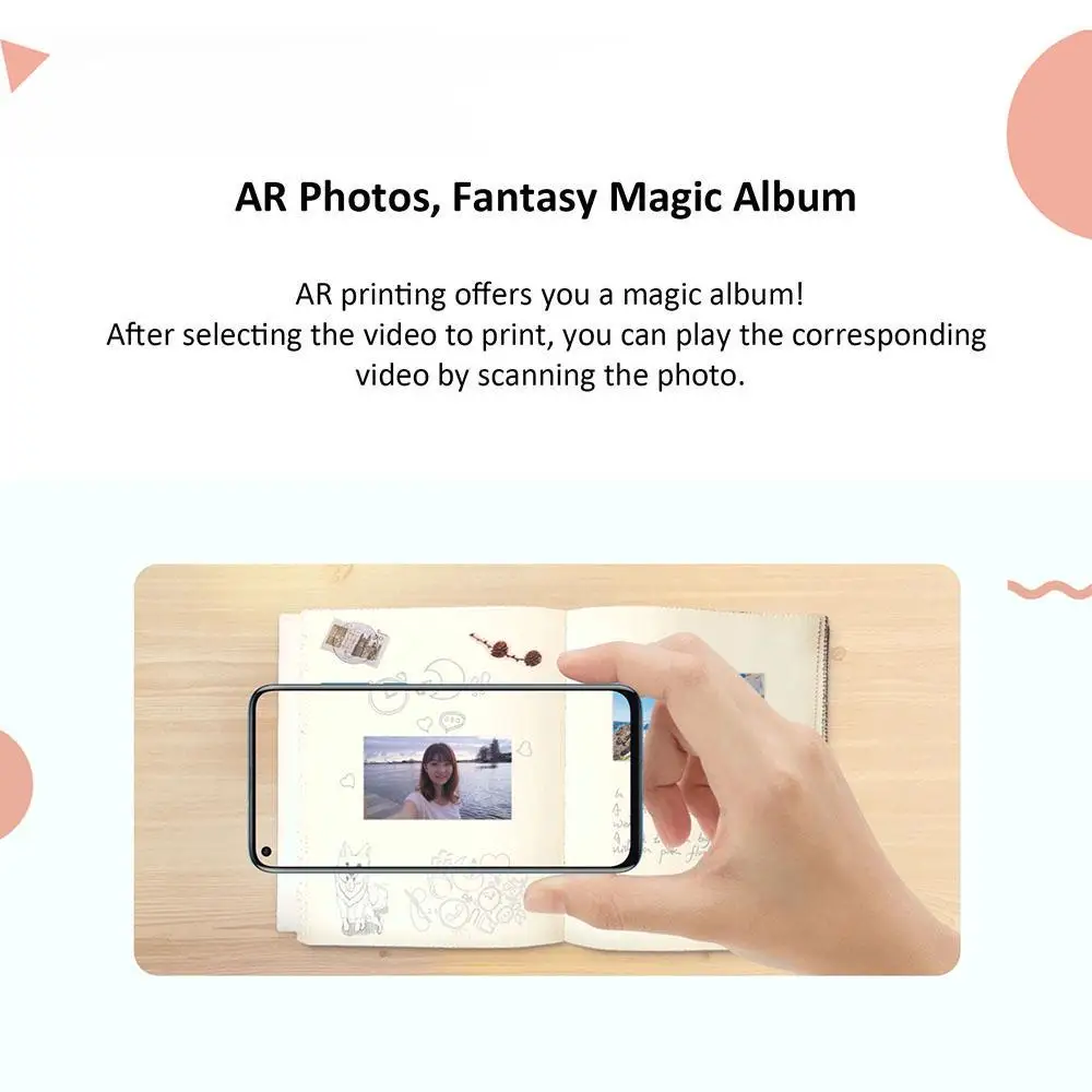 Фотобумага Huawei 2*10 листов карманная паста для фотографий фотобумага фотопринтера