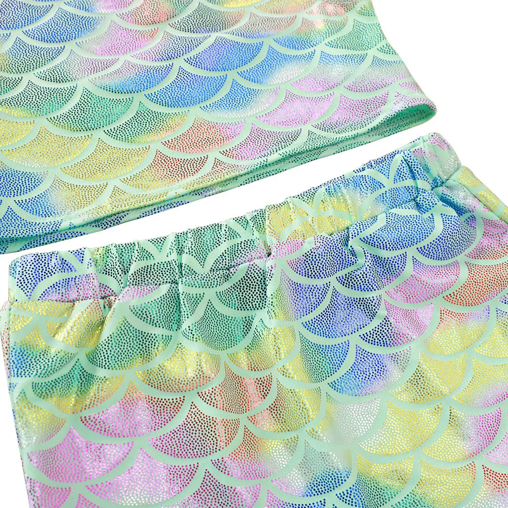 Комплект детской одежды для новорожденных летняя одежда маленьких девочек топы