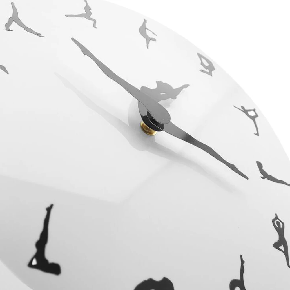 Часы настенные для йоги фитнеса домашнего декора|Настенные часы| |