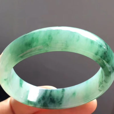 

Zheru ювелирные изделия натуральный бирманский изумруд 54-64 мм светильник зеленый двухцветный браслет элегантное ювелирное изделие принцессы...