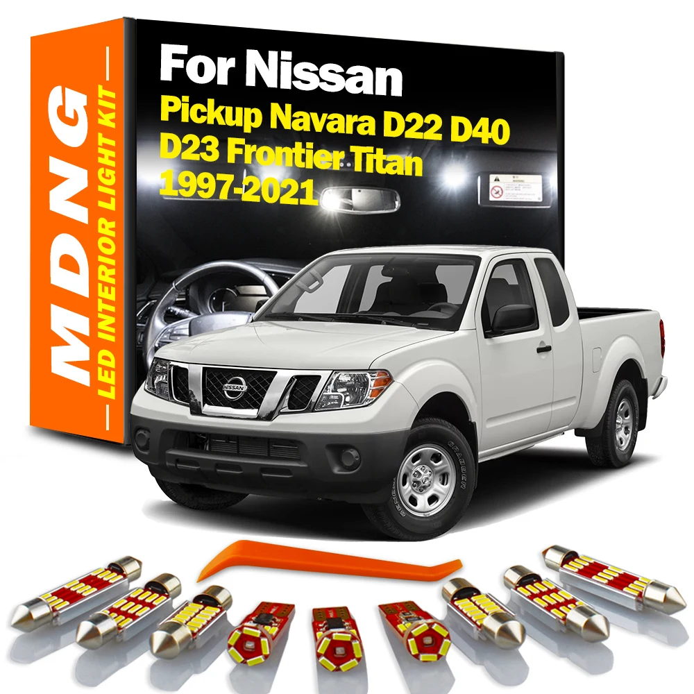 MDNG фото Карта Купол светильник комплект для Nissan ПИКАП Navara D22 D40 D23 Frontier Titan 1997-2019 2020