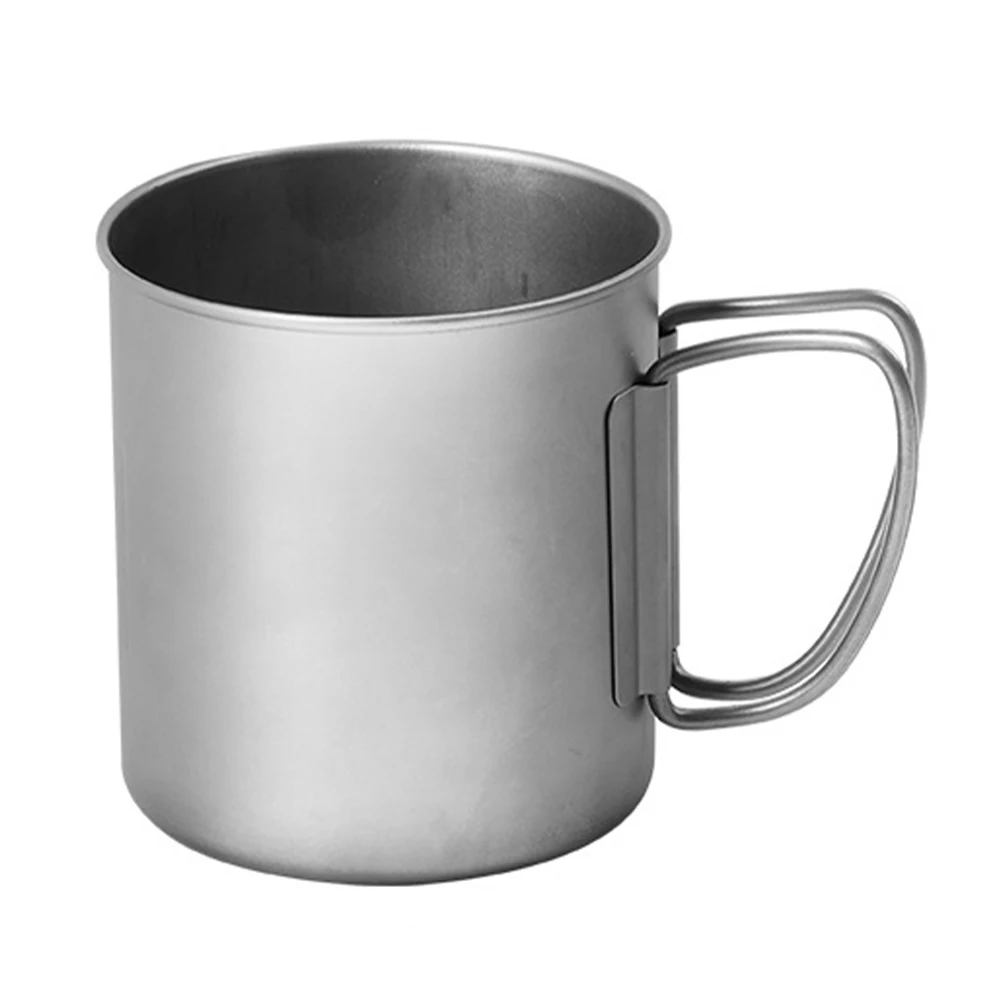 

1Pc Titanium Picnic Cup Household Drinking Cup Portable Water Cup Kitchen Cup