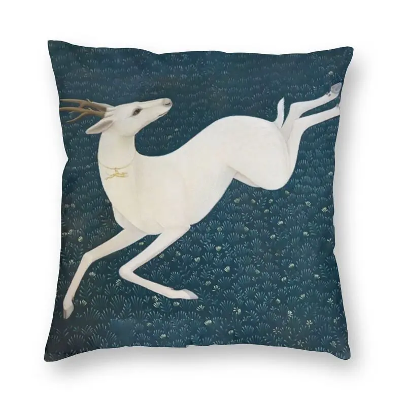 

Чехол для подушки Greyhound с изображением цветов, квадратная напольная Подушка с изображением собаки, чехол для гостиной, чехол для домашнего декора