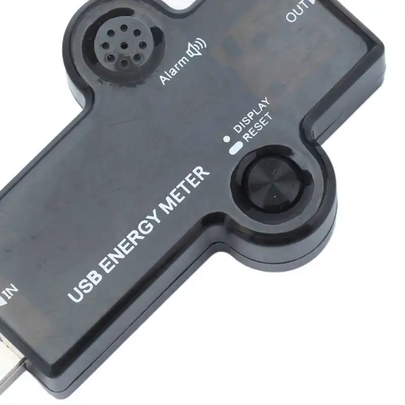 Тестер USB C 8192 пикселей ЖК-дисплей True Color прочный ABS измеритель мощности монитор