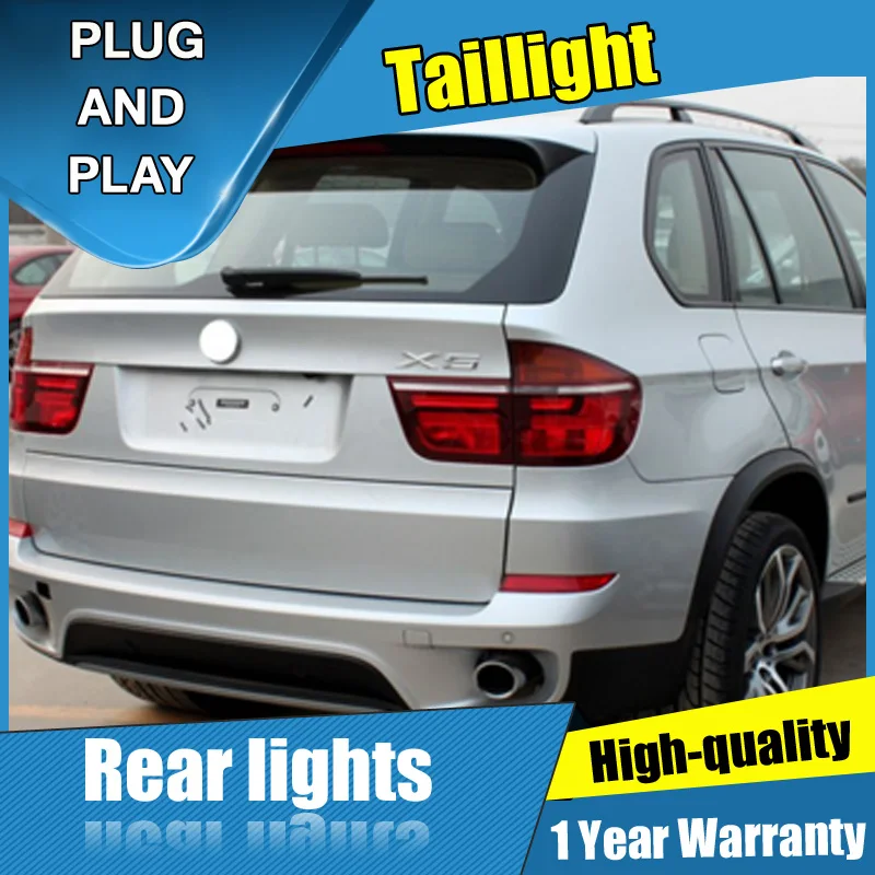 4 шт. автостайлинг для BMW X5 e70 задсветильник s 2007-2011 светодиодная задняя лампа +