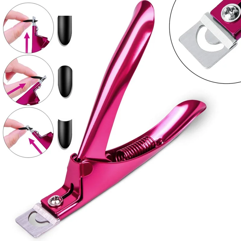 U образные кусачки для ногтей искусственные акриловые накладные кончики