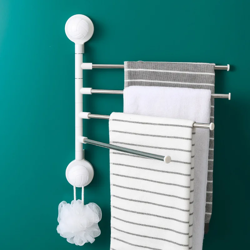 

Self-adhesive Towel Holder Rack Wall Mounted Towel Hanger Bathroom Organizer Towel Bar Shelf Bathroom Hook Kitchen Wipes Hanging