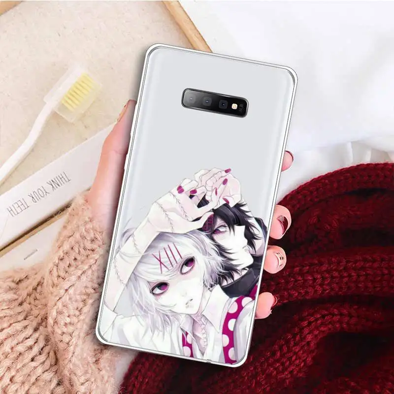 

Tokyo Ghoul Japan Suave Phone Case Clear Transparent for samsung A 21s 50 71 S 8 9 20 note 10 20 plus ultra