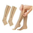 Компрессионные носки на молнии, Спортивные Компрессионные носки на молнии, оптовая продажа, Прямая поставка