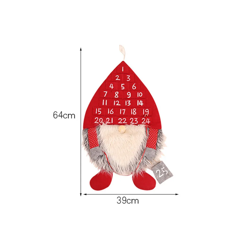 Рождественский календарь с навесом рождественские украшения для лобби дома