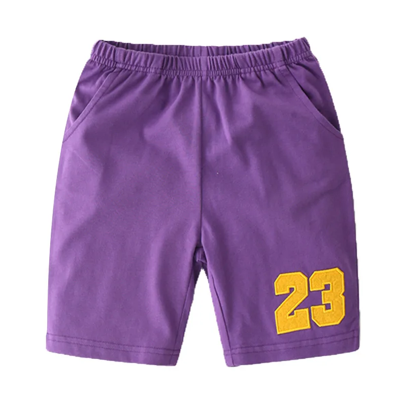 

Baby Letter Five-point Pants 2021 Summer New Boys Children's Children's Elastic Pants