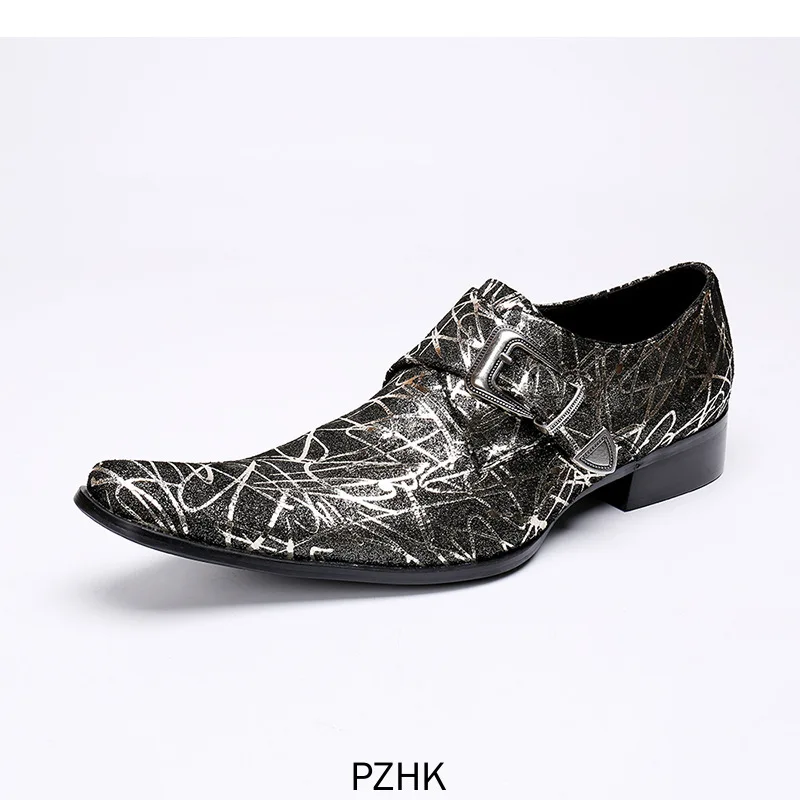Новинка 2019 года мужские популярные кожаные туфли с острым носком высокого