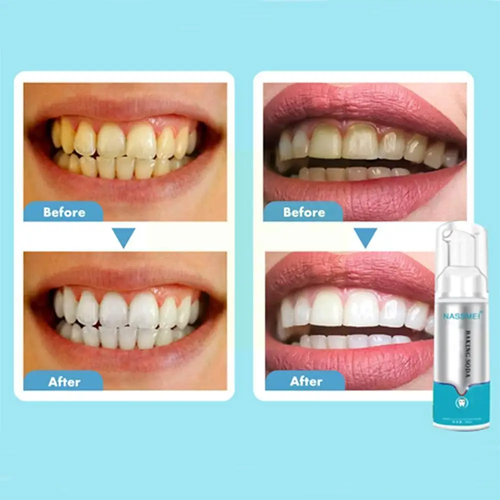 

60 мл Brightify зубная паста из пены для глубокой очистки, пена без фторида, средства для очистки и отбеливания зубов, мусс T8k4