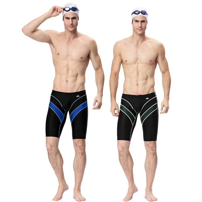 YINGFA 9402 Competition Jammer Men's Swimwear FINA Approved Men Training Swimsuits Quick-drying Anti-chlorine Swimming Trunks