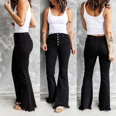 

Europe and the United States cross-border autumn and winter new women's trousers fashion slim high waist breasted febrile pants