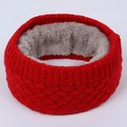 Шарф-хомут мужскойженский, зимний, теплый, с бархатным утеплителем, 6 цветов, шаль-снуд