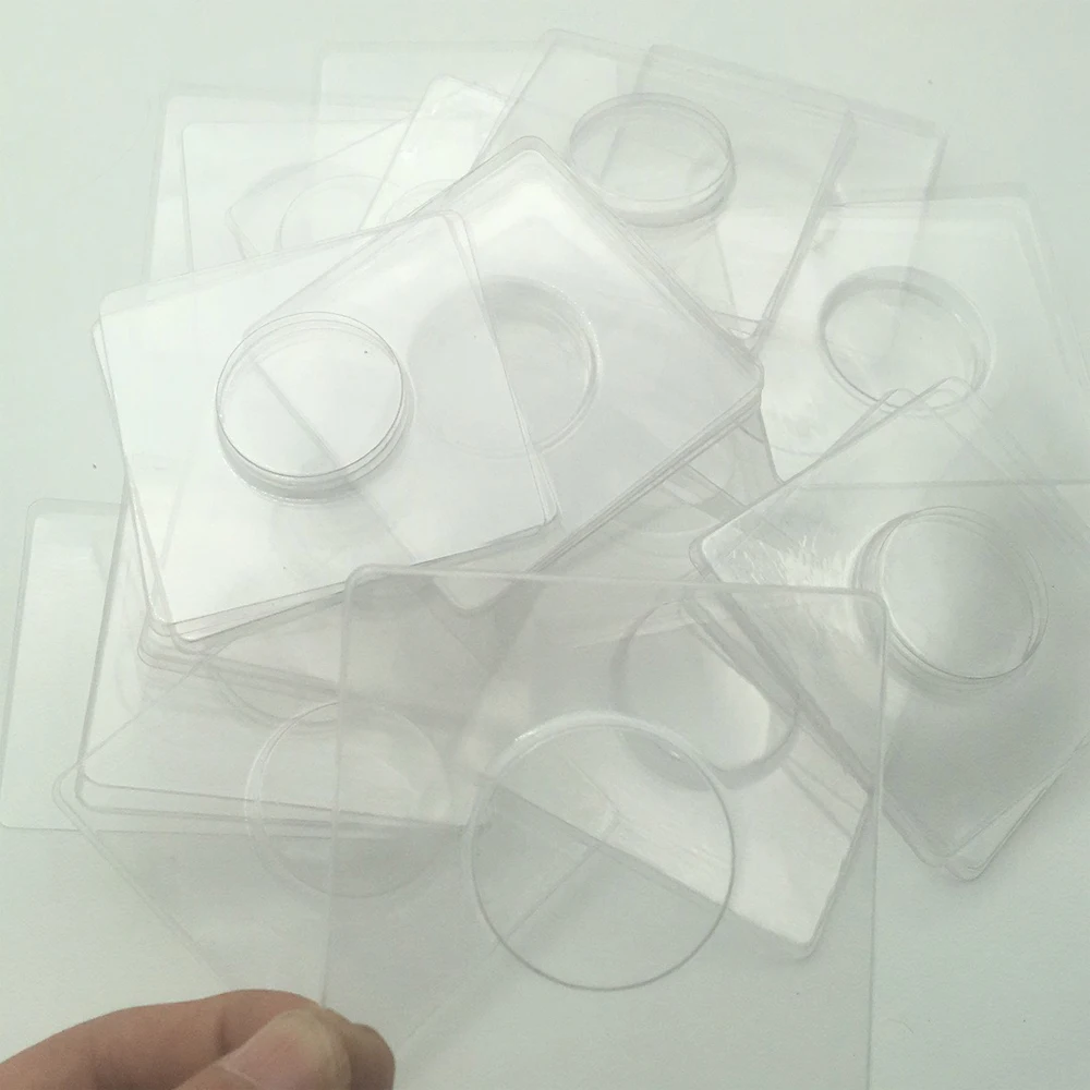 100pcs lash trays 100 шт оптом прозрачные квадратные лотки для ресниц пластиковые прозрачные Пустые лотки для ресниц держатель для ресниц Упаковка Коробка Чехол Контейнер - Цвет: 100pcs lash trays