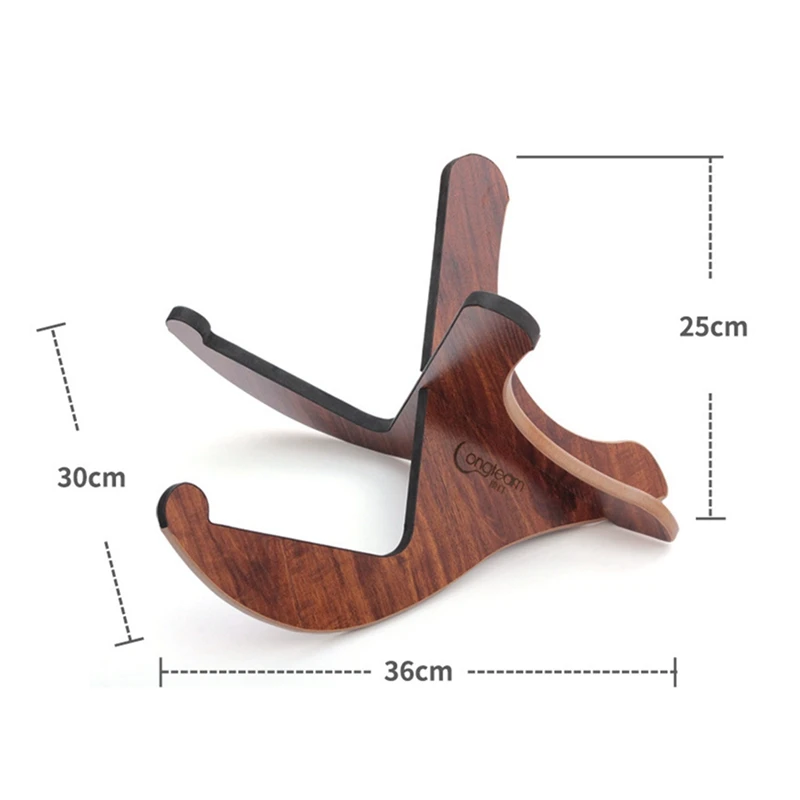 

Longteam Electric Acoustic Folk Guitar Bass Ukulele Stand Detachable Wooden Guitarra Accessories Stand Musical Instrument Part