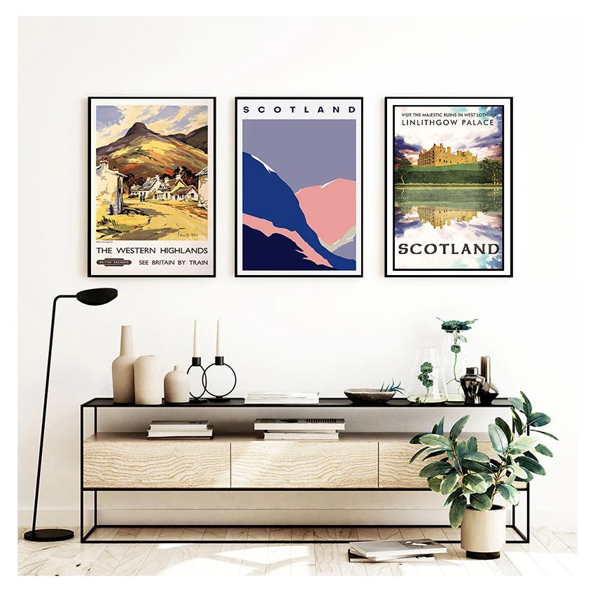 Винтажные настенные постеры из крафт-бумаги Настенная Наклейка с покрытием