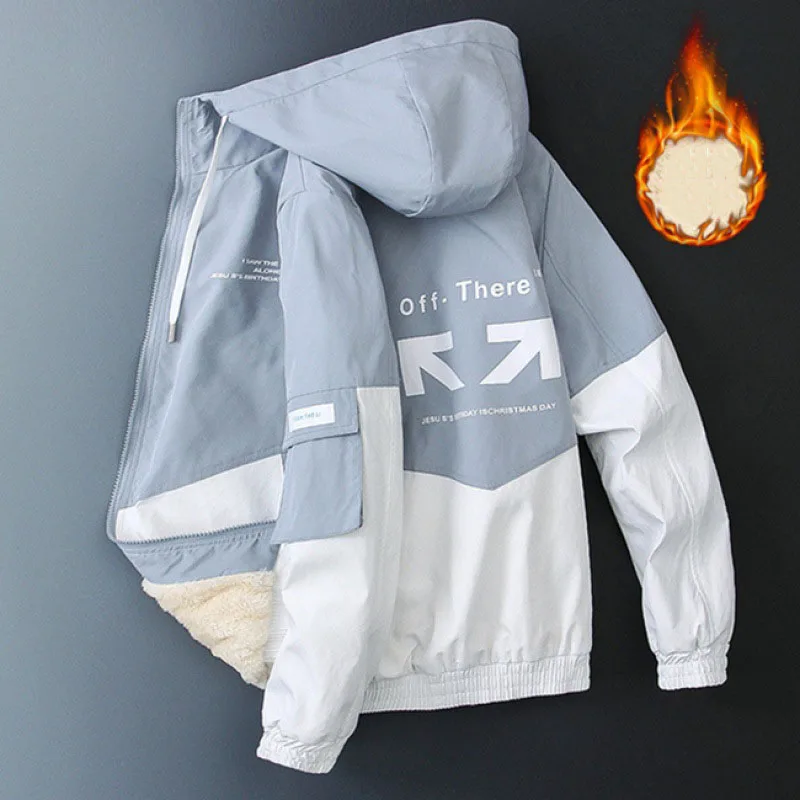 Новинка 2020 Мужское пальто на осень и зиму Паркер с большими карманами