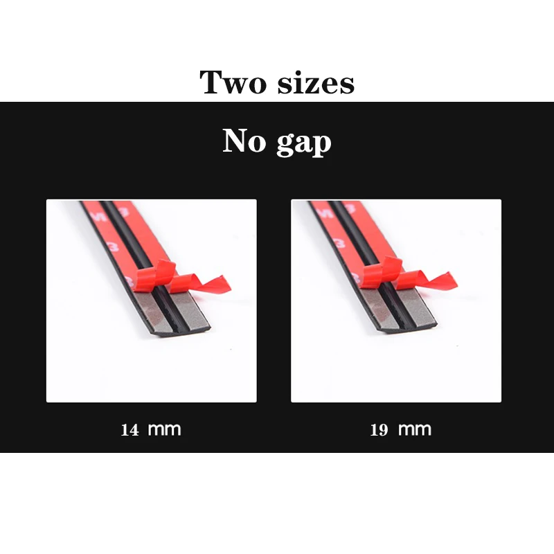

2M Automobile Rubber Soundproof Sealing Strip Car Sunroof Seal Car Windproof Glass T-shaped Seal Dust Stickers Car Styling