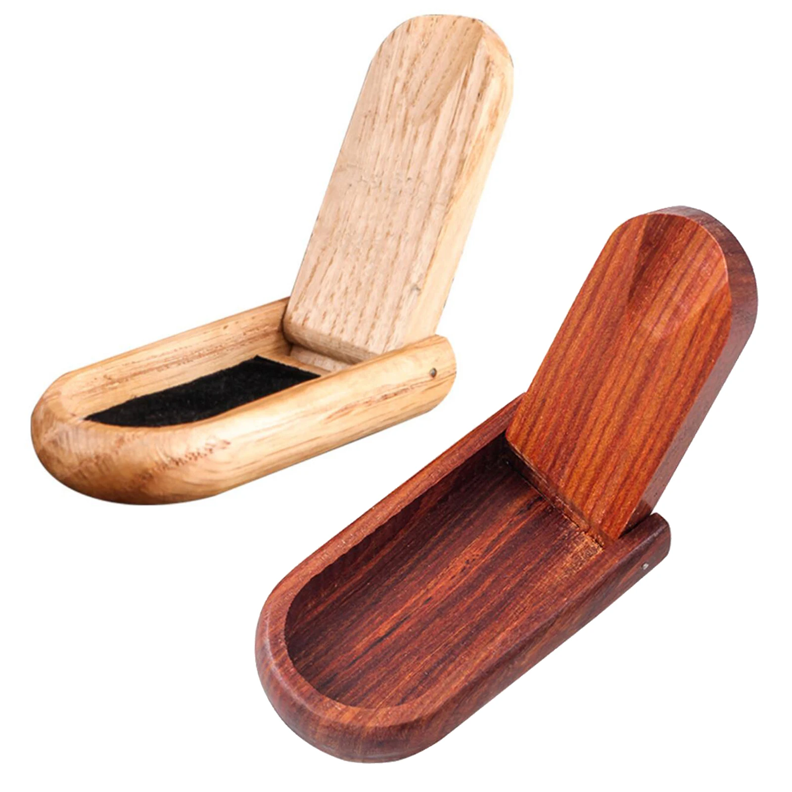 

1pc Wooden Portable Foldable Pipe Rack Handmade Solid Wood Smoking Pipe Holder Cigar Rack Stand For Father Customers Gift