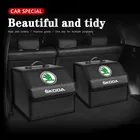 1 шт., органайзер для багажника автомобиля Skoda Octavia Rapid Kodiaq Karoq Fabia Kamiq