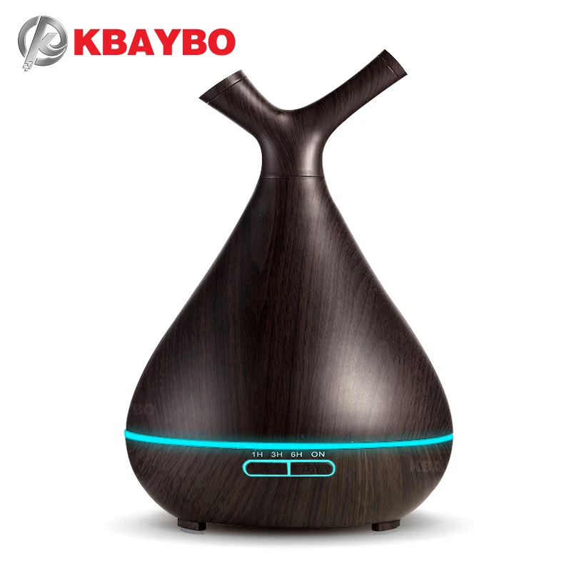 

KBAYBO 400ml aroma diffuser ultrasonic air humidifier essential oil diffuser mist maker fogger aromatherapy for home bedroom