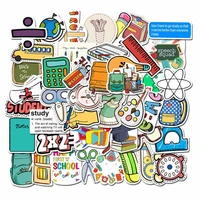 50pcsset cute stationery stickers kawaii stickers pvc adhesive stickers for kids diy scrapbooking diary photos albums
