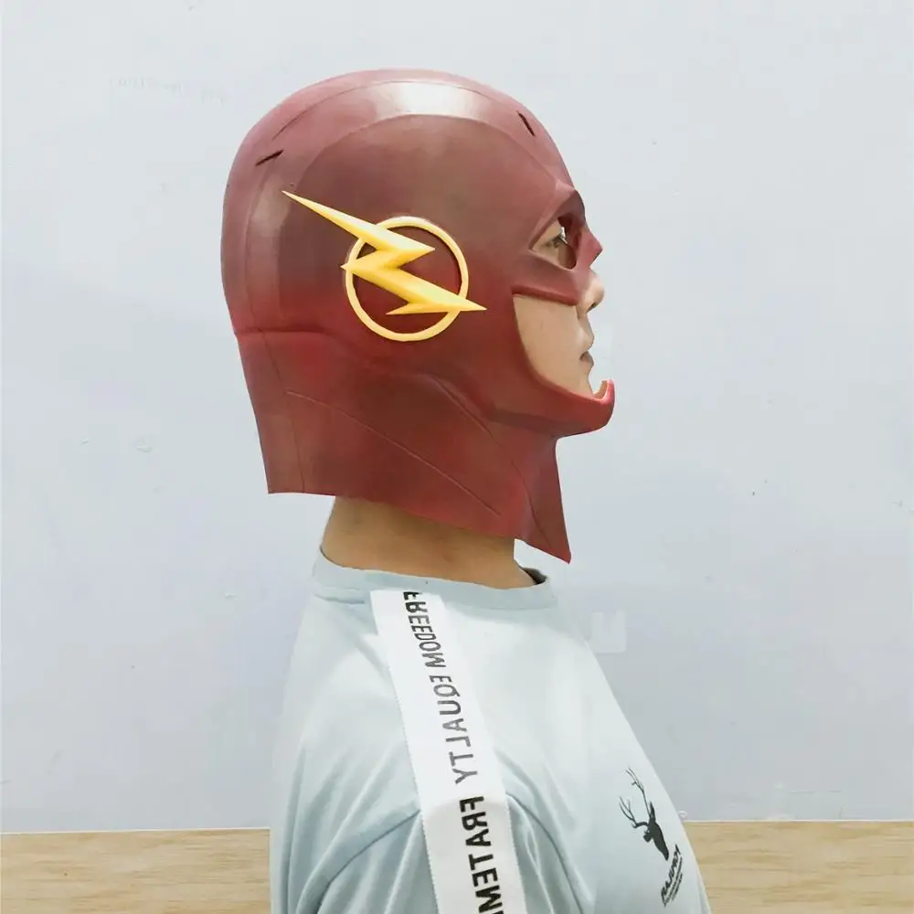 Фильм флэш Аллен супер герой шлем маски для косплей реквизит ремесла Хэллоуин