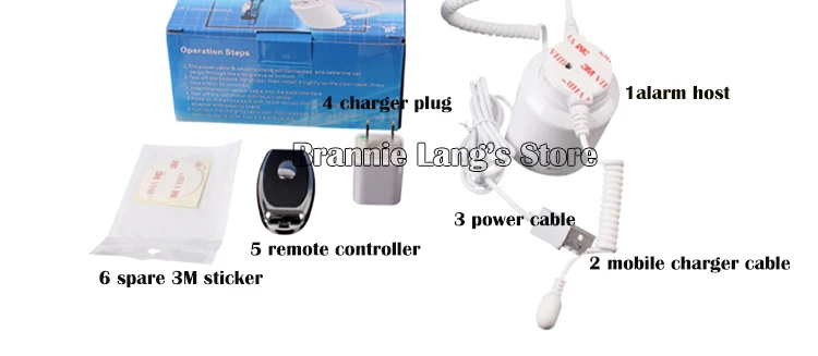 10 шт./лот автономный мобильный телефон Защита от взлома дисплей безопасности стенд держатель Универсальный телефон Противоугонная