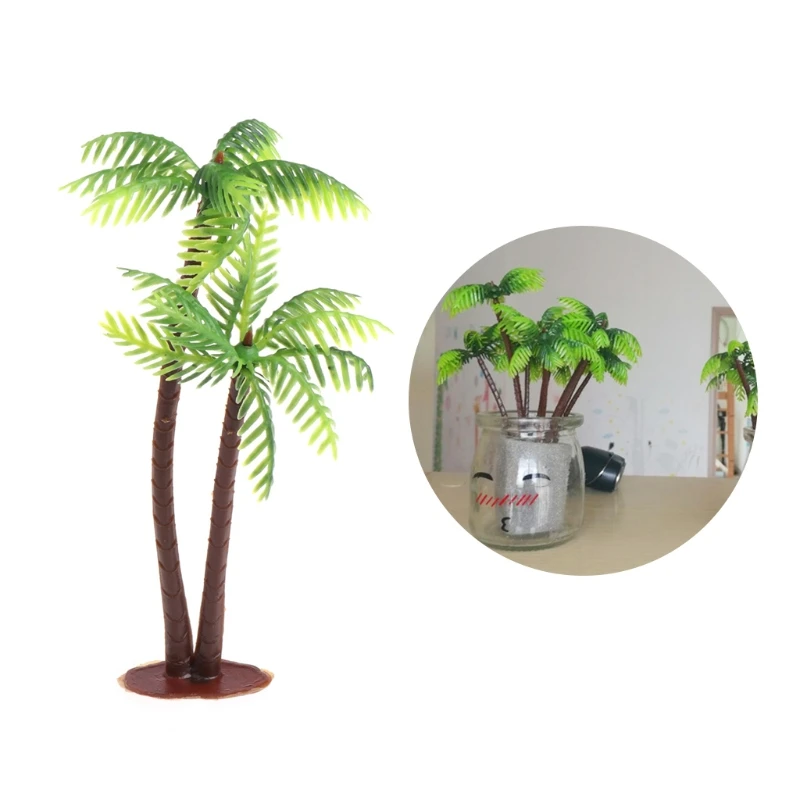 

C5AD Mini Scenery Landscape Model Simulation Coconut Palms Tree Home Decor Ornaments