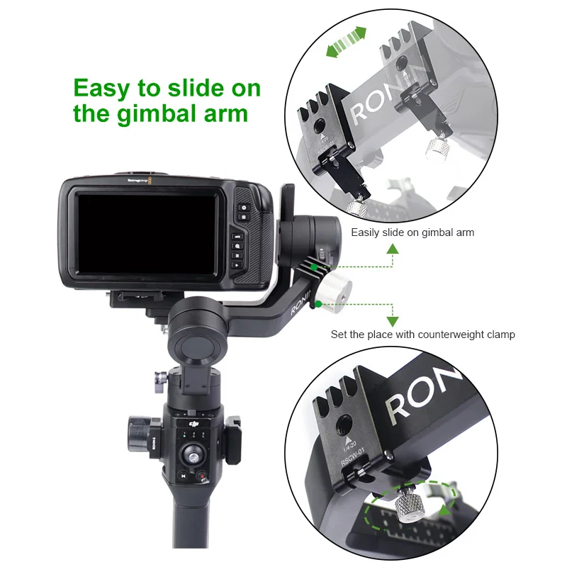 Фото Шарнирный кронштейн Lanparte Ronin S / SC для DJI , ZhiYUN Crane 2, аксессуары для Blackmagic BMPCC 6K 4K №4