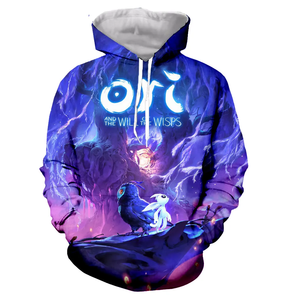 

Ori and the Will of the Wisps Funny New Fashion Long Sleeves 3D Print Zipper/Hoodies/Sweatshirts/Jacket/Men/women tops