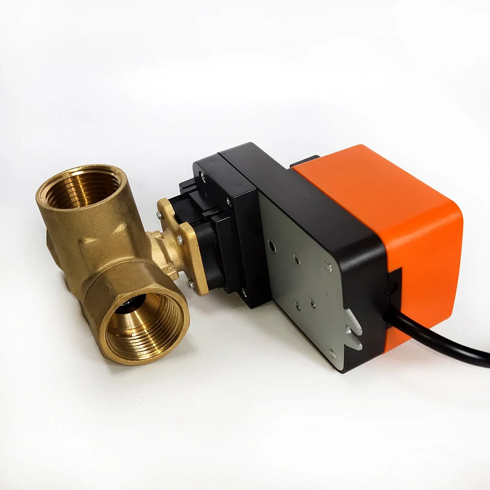 Трехходовой Т образный смешивающий клапан 1/2 дюйма пропорционный