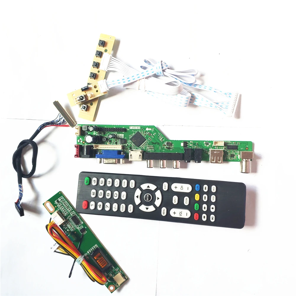 Для N141XC L01/L02 клавиатура + Пульт ДУ инвертор совместимому с HDMI VGA USB AV RF LVDS 1 холодным