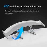universal motors modified rear wing decorative air deflector rear spoiler with screwdriver punch free auto exterior accessories