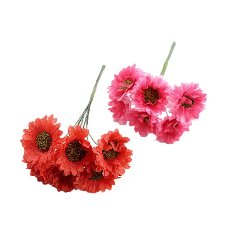 New simulation of small Daisy bouquet handmade diy garland material wedding decoration accessories flower silk clo | Дом и сад