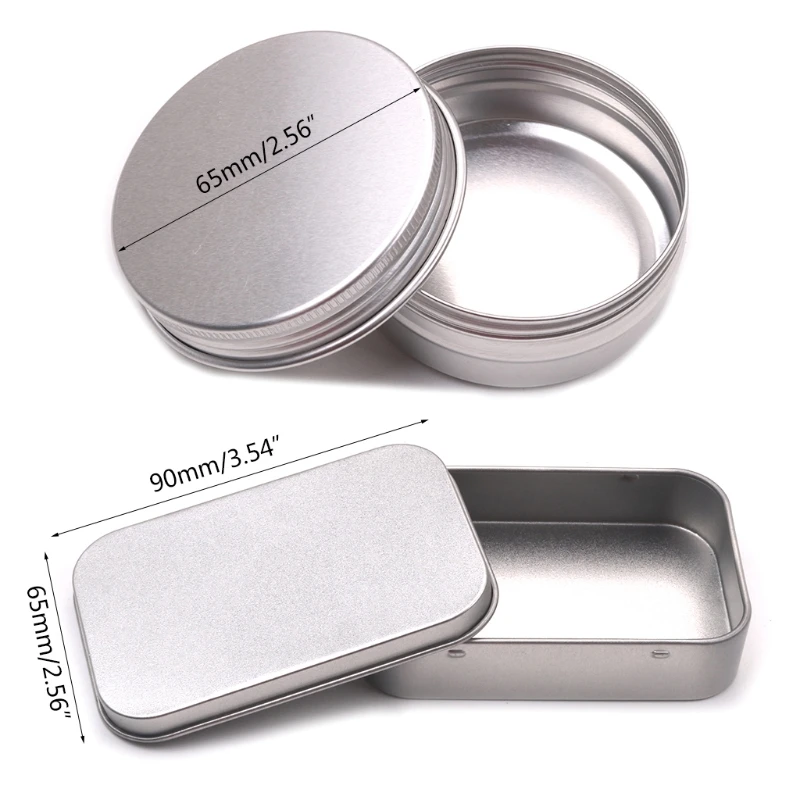 

Portable Metal Acoustic Guitar Pick Plectrum Holder Case Box Rectangle Round