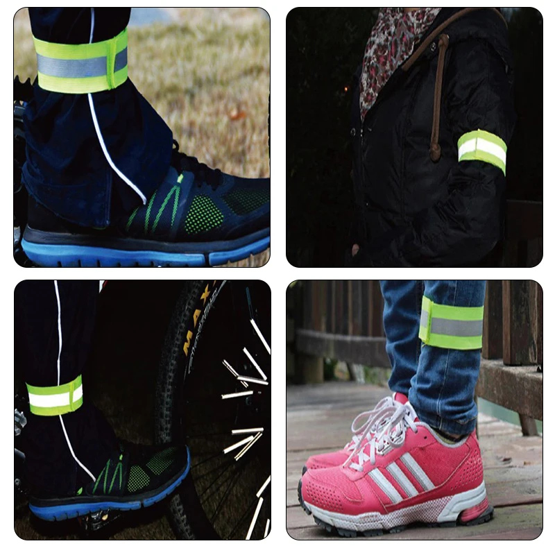 Флуоресцентный браслет эластичный ремешок на запястье светящаяся повязка