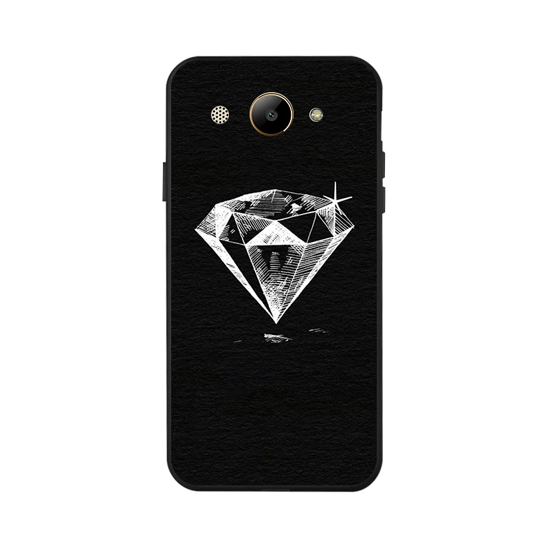 Black Soft Silicone Phone Cover For Huawei Y3 2017 Case / Y5 lite CRO-U00 CRO-L22 U00 5.0&quot Cases |
